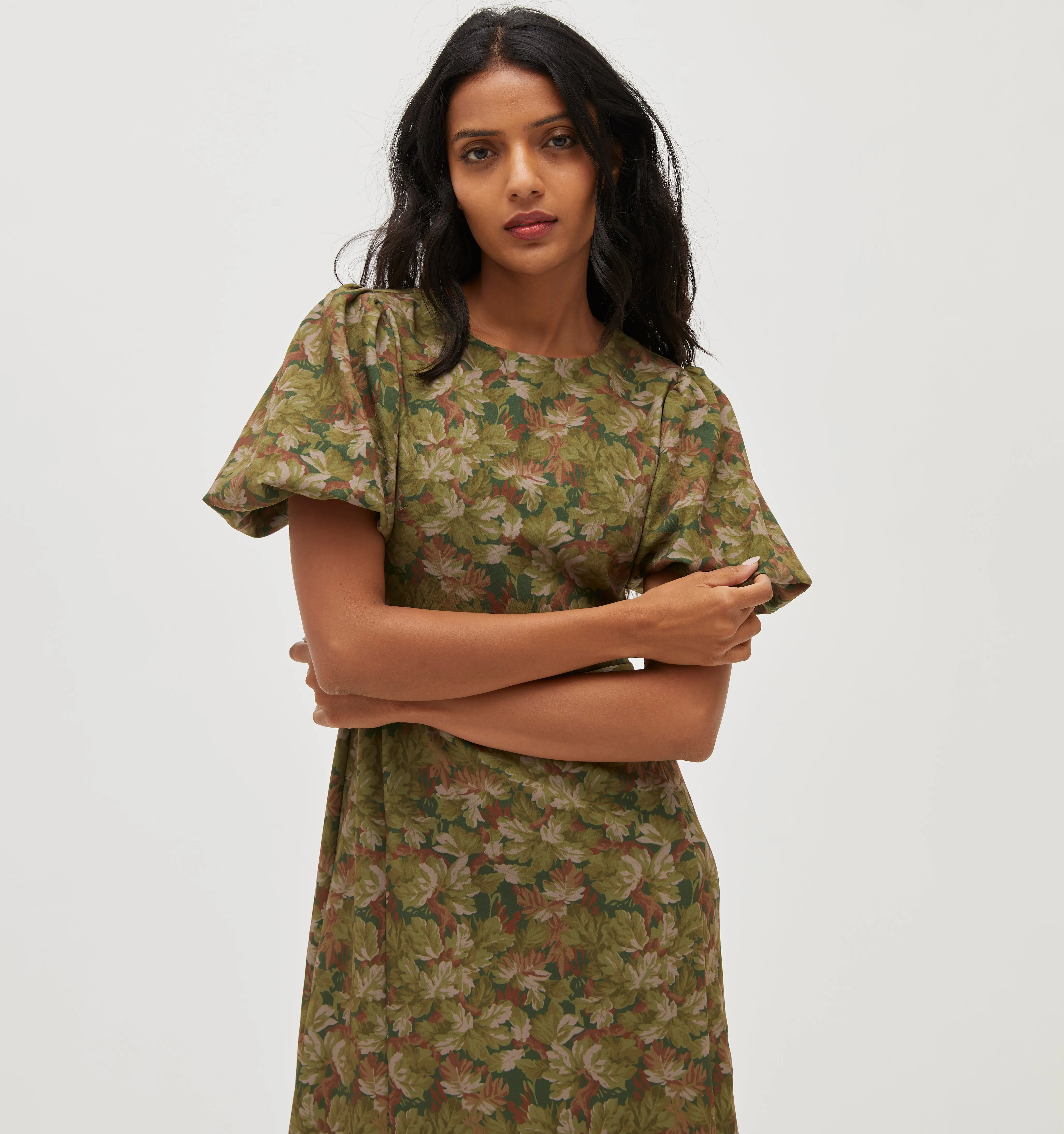 The Constance Dress - Foliage