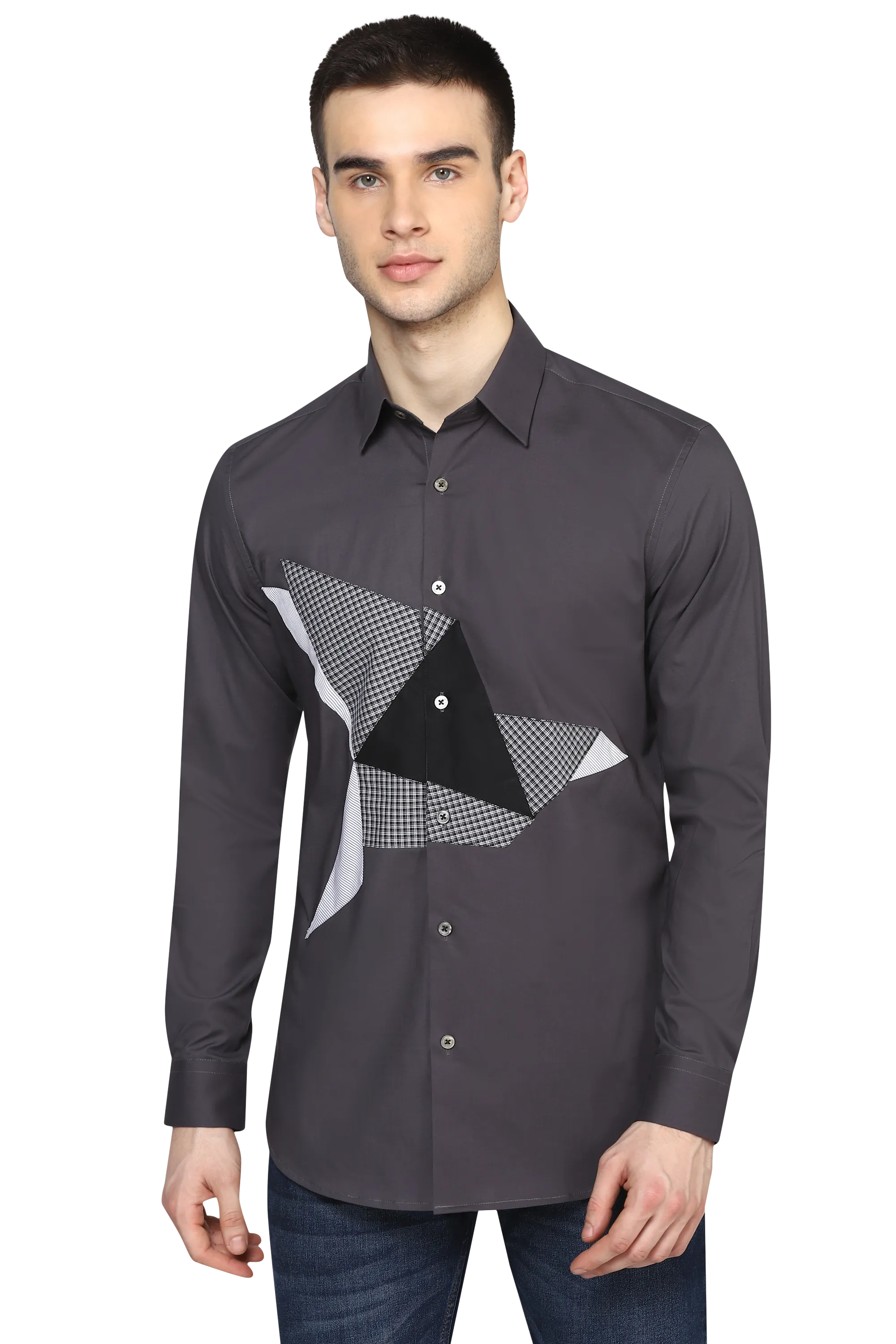 The Fly High Shirt in Charcoal Grey