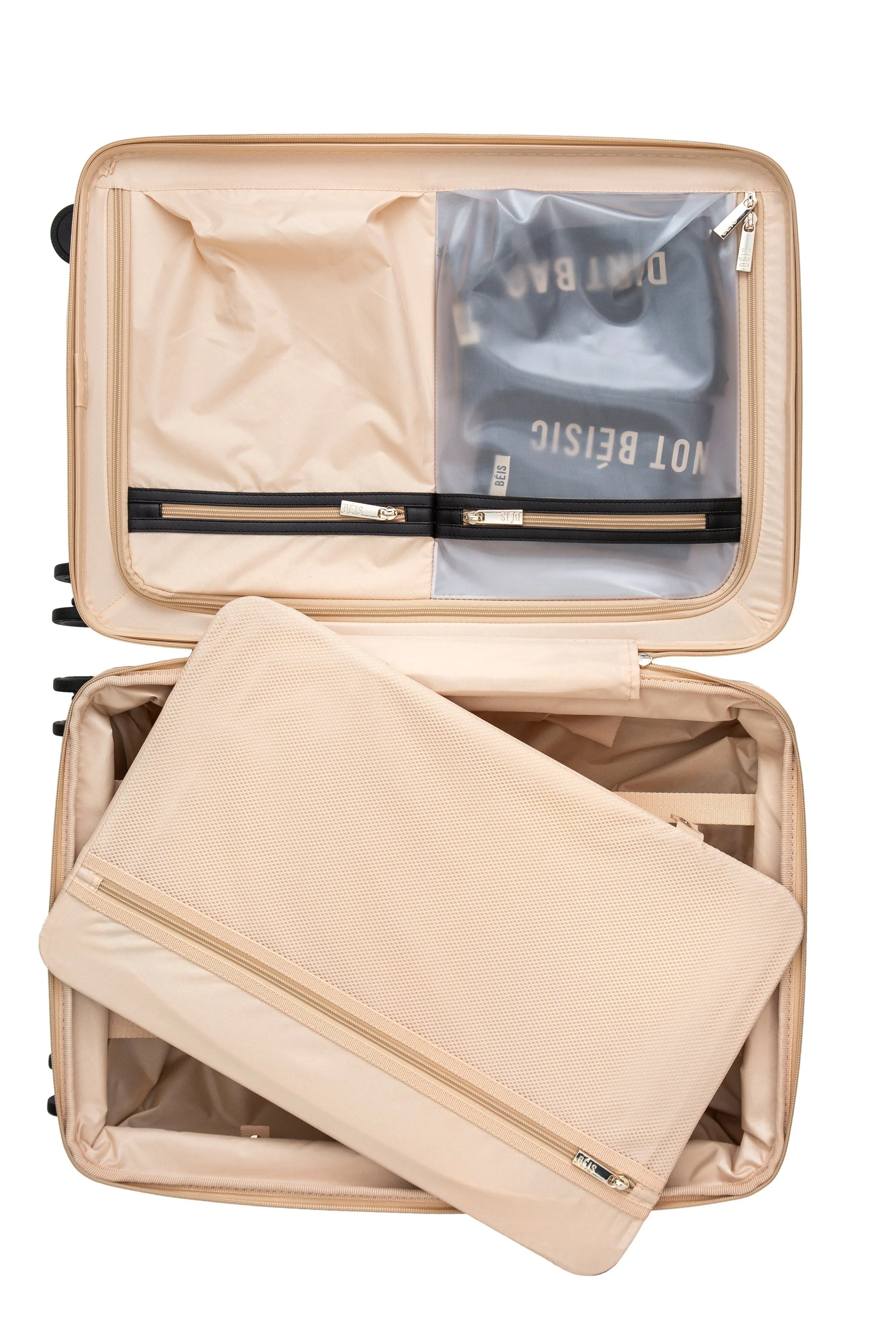 The Medium Check-In Roller in Beige