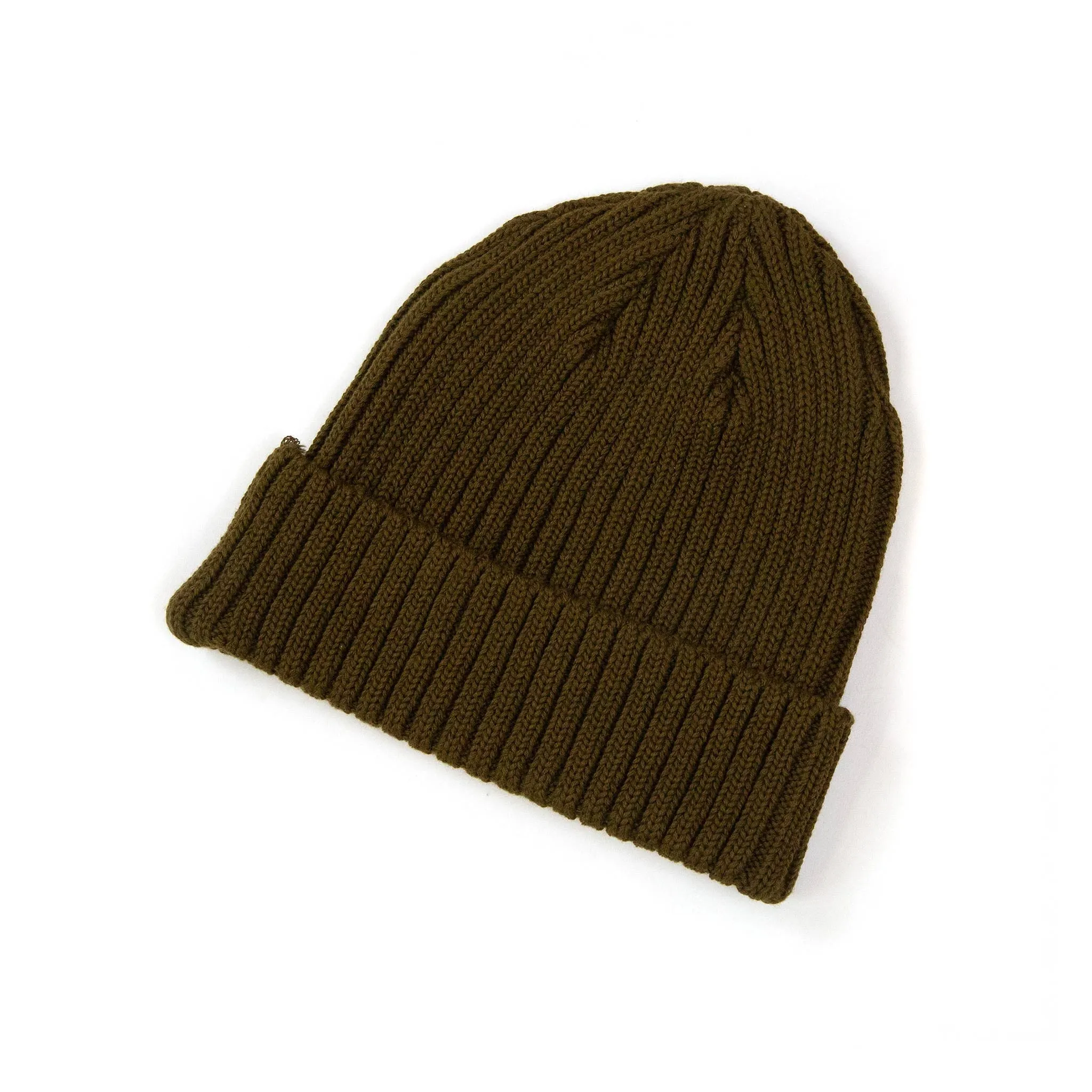 The Real McCoy's MA21014 Cotton Bronson Knit Cap Olive