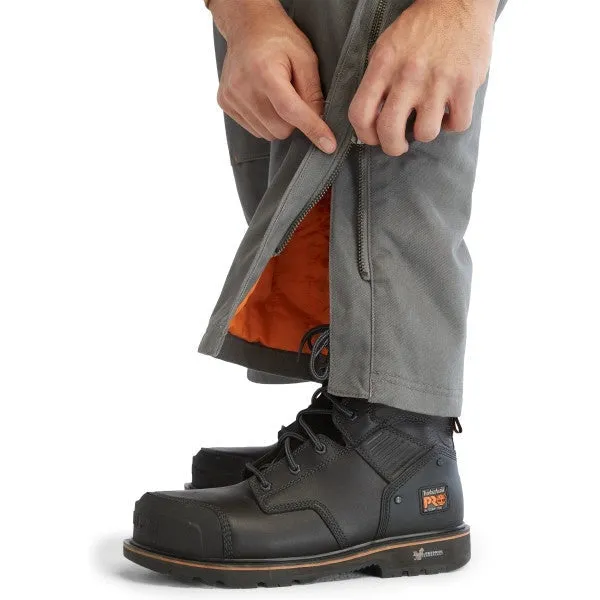 Timberland Pro Men's Gritman 100G Insulated Bib - Pewter - TB0A55RT060