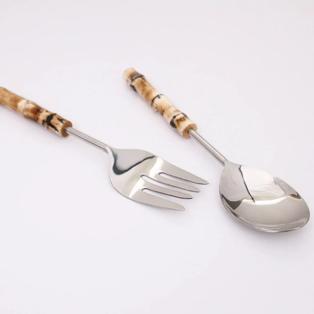 Tropics Bamboo Salad Servers