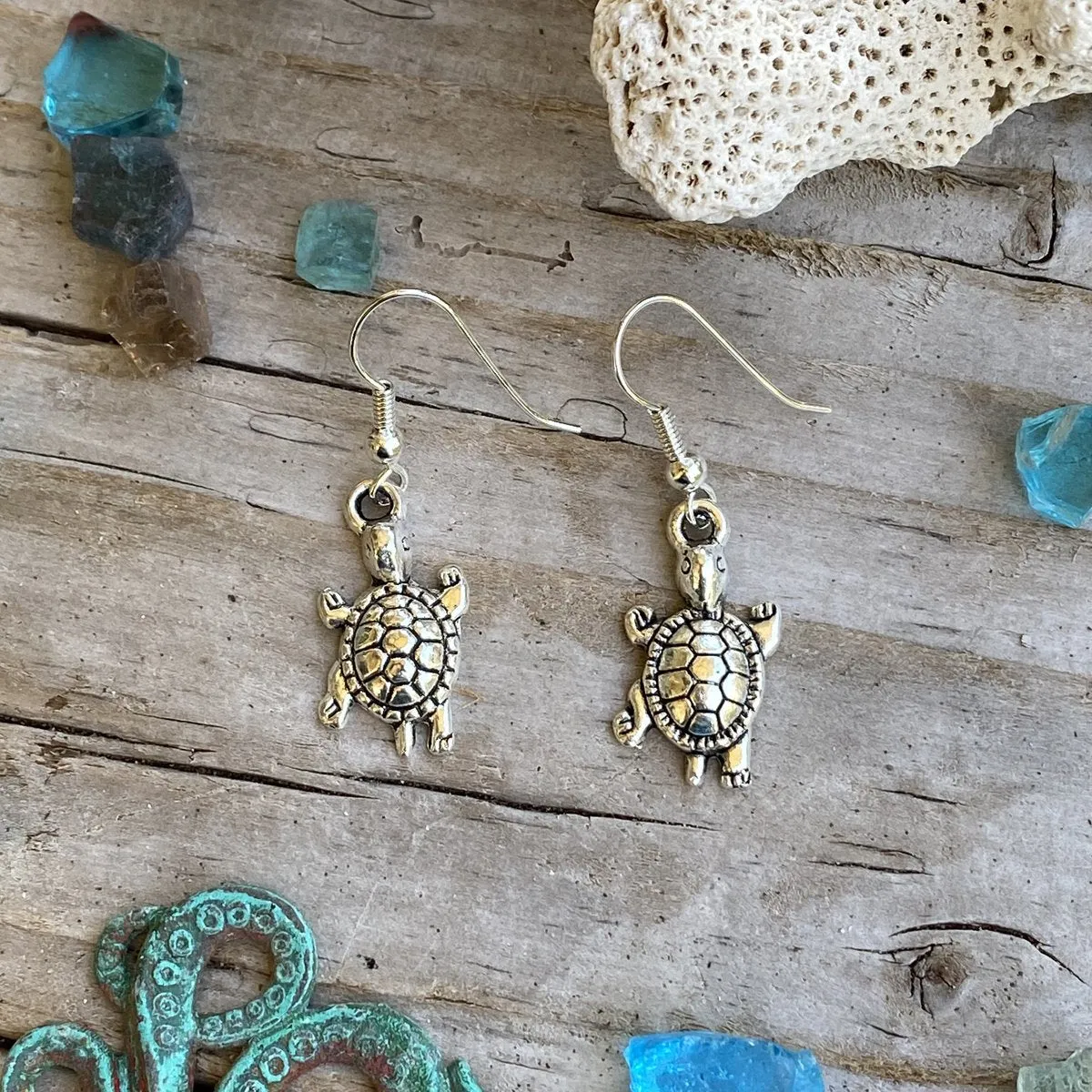 Turtle Earrings for Kids