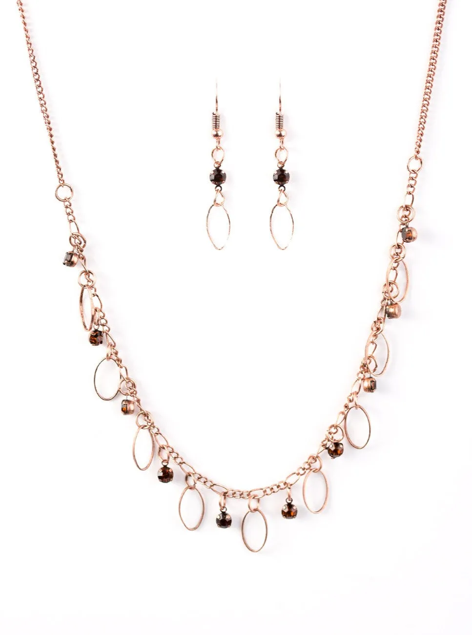 Twinkle At Twilight Copper Necklace Set