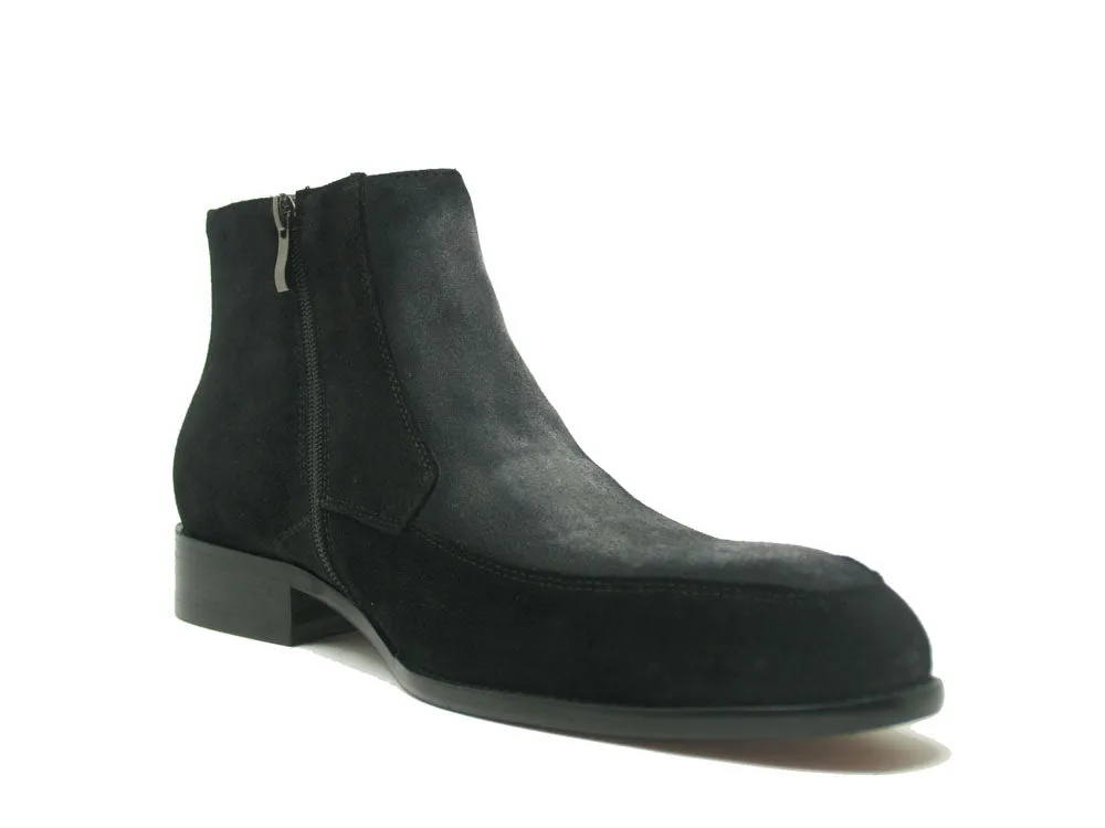 Two Tone Suede Chelsea Boots