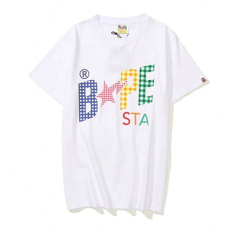 Unisex Casual BapeSta T-shirt