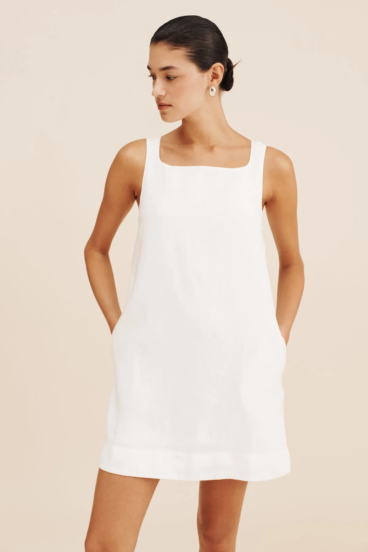 VAL MINI DRESS - IVORY