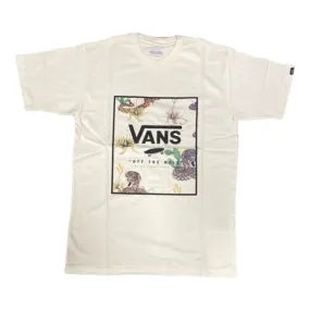 Vans men's short sleeve t-shirt Classic Print Box Antique VN0A5E7YZ2F1 desert white