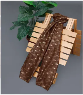 WA1314-BROWN-Scarf For Women