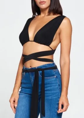 WinWin Wrap Around Top (Black) WT11305