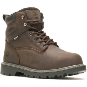 Wolverine Men's Floorhand 6" Steel Toe WP Work Boot -Brown- W231024