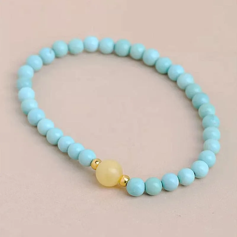 Women Beaded Turquoise Bracelet