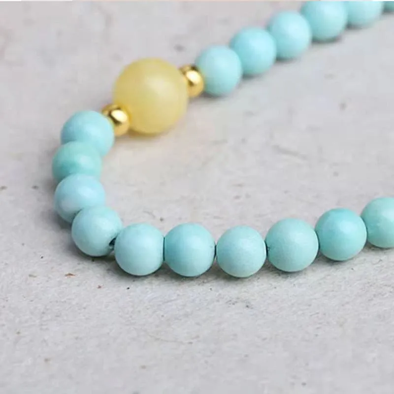 Women Beaded Turquoise Bracelet