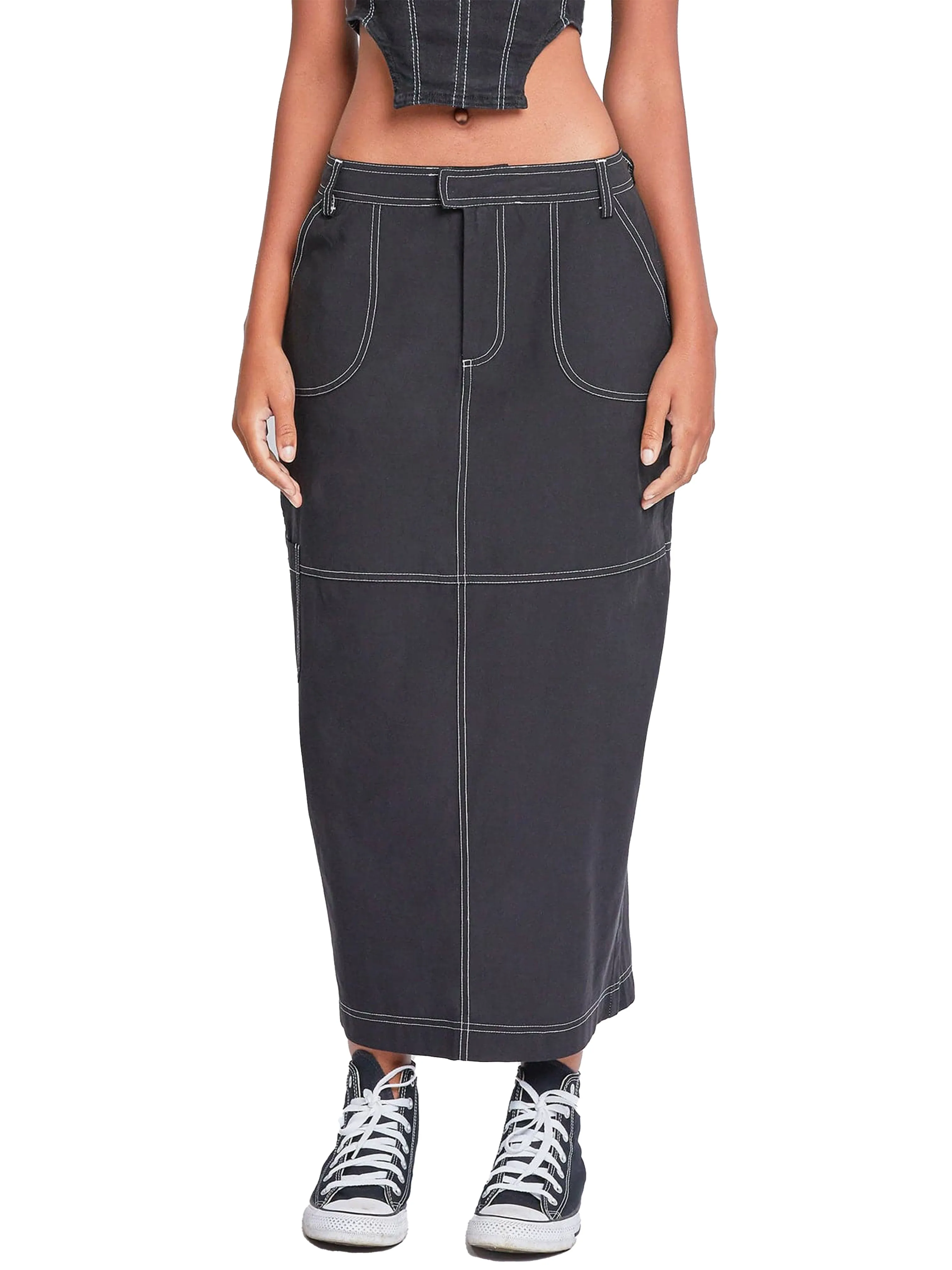 Women's Cargo Maxi Skirt