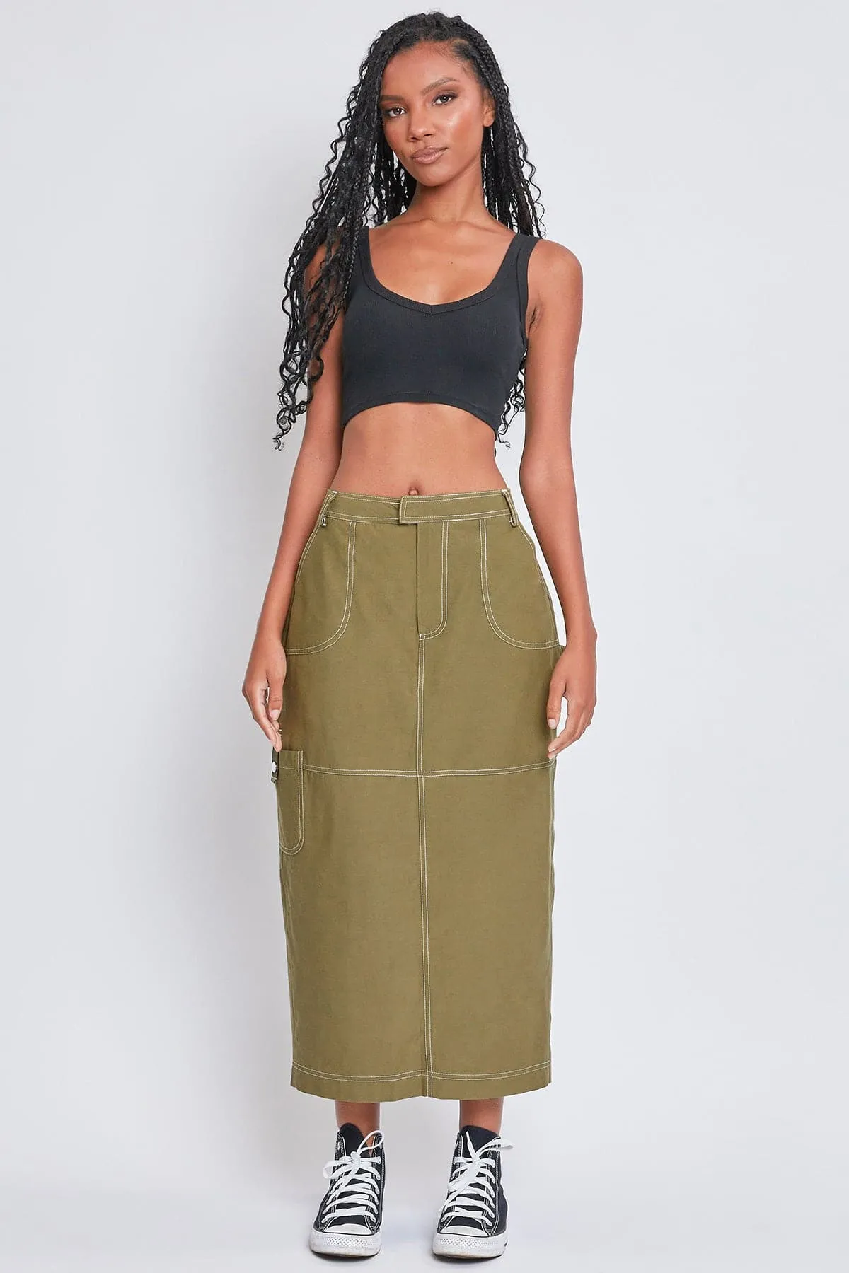 Women's Cargo Maxi Skirt