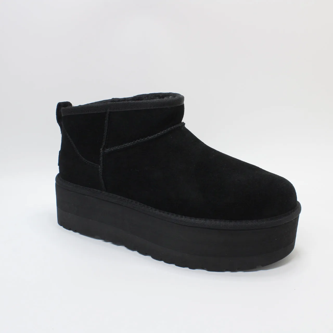 Womens UGG Classic Ultra Mini Platform Black