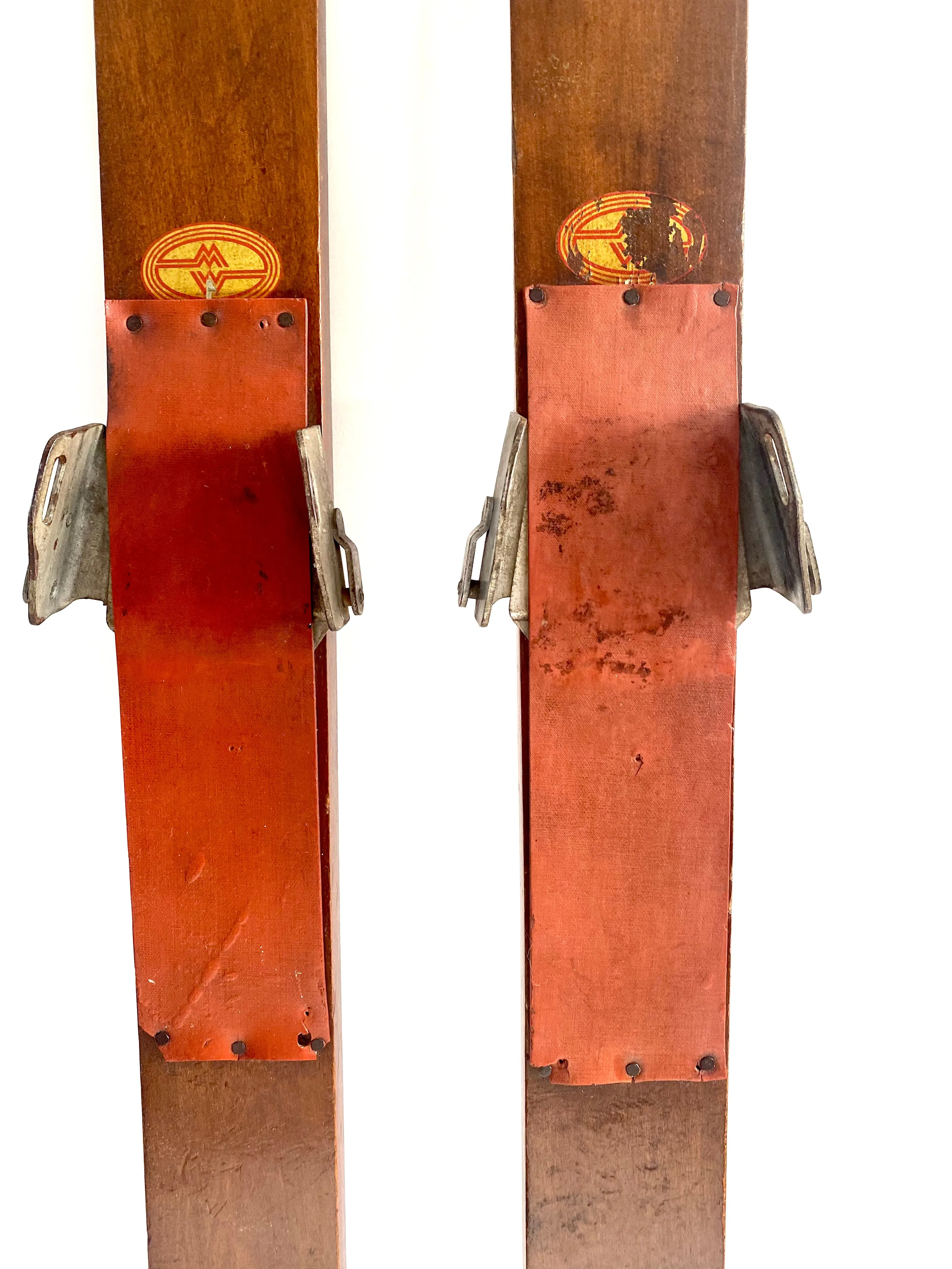 Wooden Montgomery Ward Skis