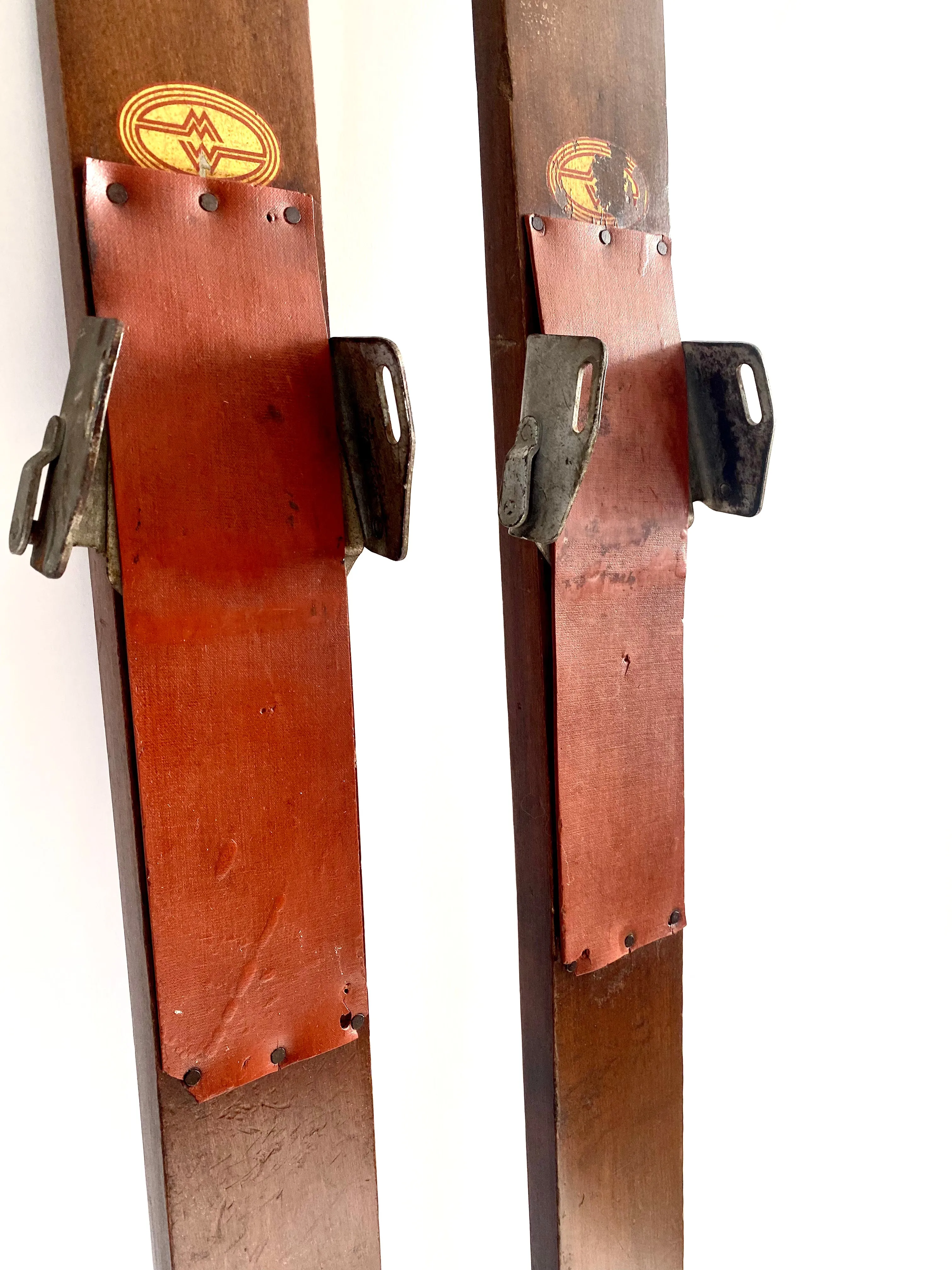 Wooden Montgomery Ward Skis