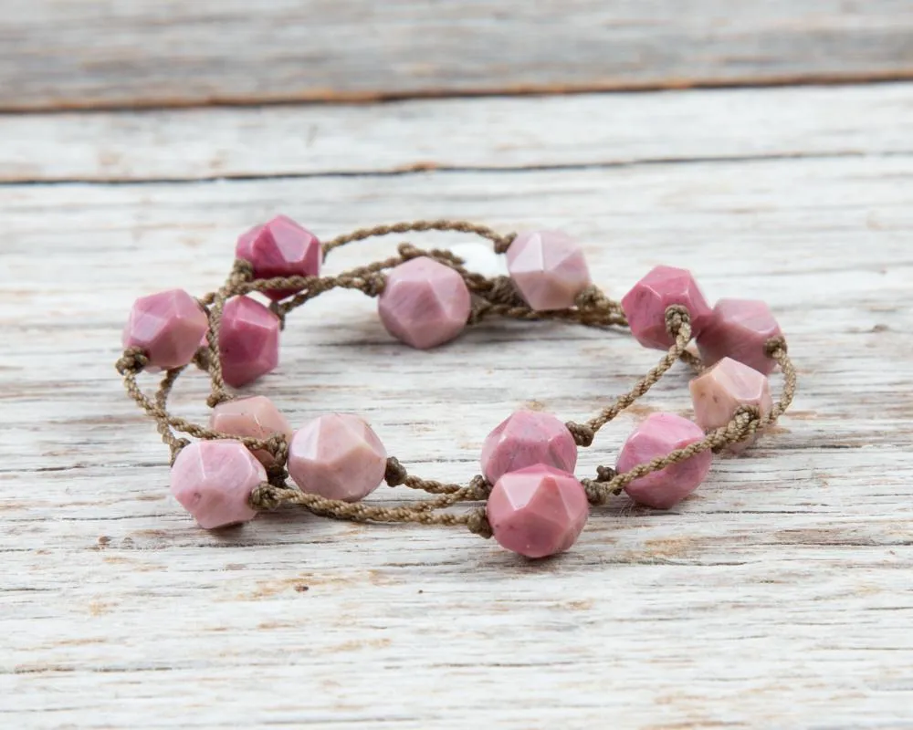 Wrap-0477-Pink Rhodonite Starcut Large