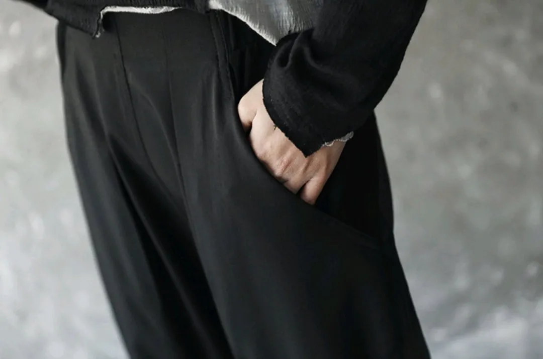 Yuuto Stretchy Wide Leg Pants